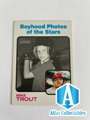 2022 TOPPS HERITAGE BASEBALL YOUNG MIKE TROUT #341